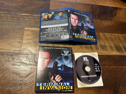 Terminal Invasion (Blu ray, Kino Lorber, Bruce Campbell, Slipcover)