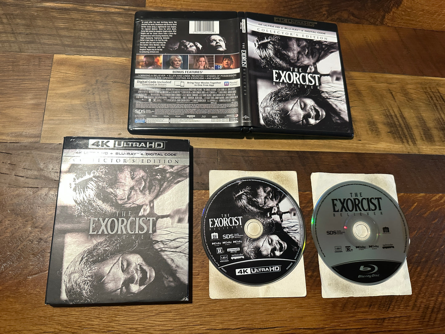 The Exorcist Believer (4K Ultra HD/Blu rays, Universal, Slipcover, No Digital)