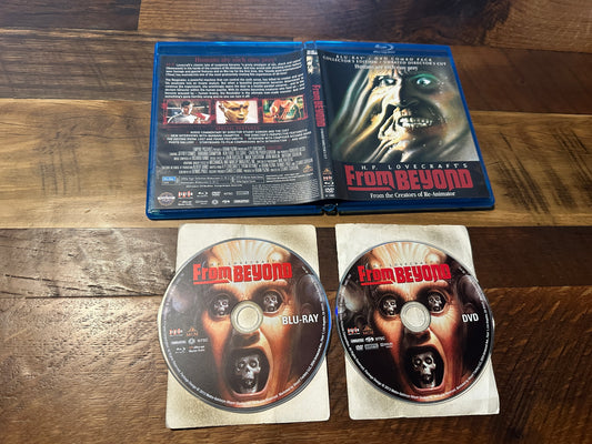 From Beyond (Blu ray/DVD, Scream Factory, 80's Horror, Collector's Ed)