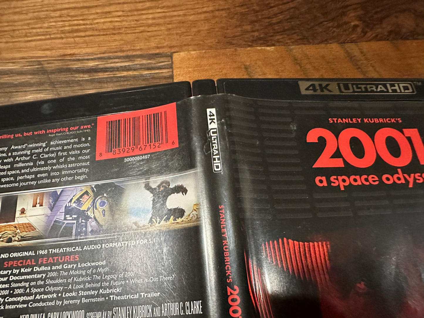 2001: A Space Odyssey 4K Ultra HD-Warner Bros-3 Disc Set-No Digital