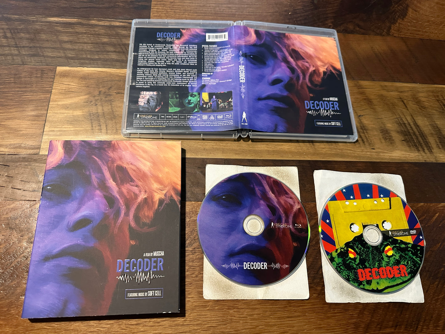 Decoder (Blu ray, Vinegar Syndrome, OOP Slipcover, 80’s Classic)