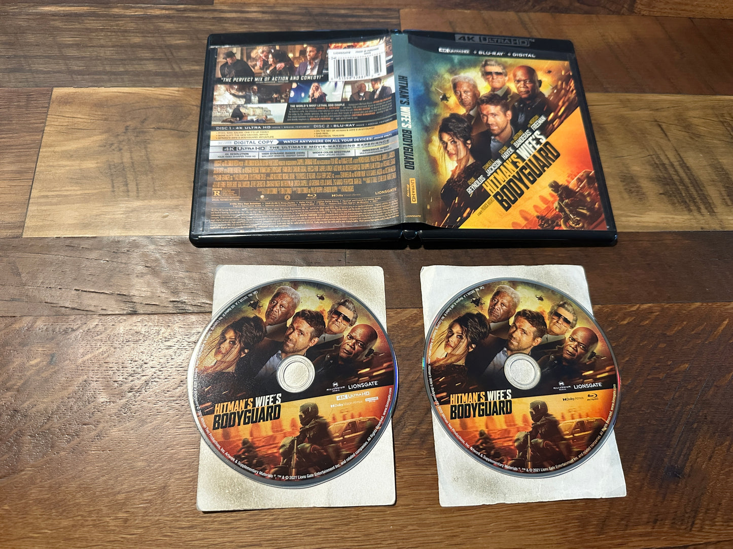 Hitman’s Wife’s Bodyguard (4K Ultra HD, Lionsgate, 2 Disc, No Digital)