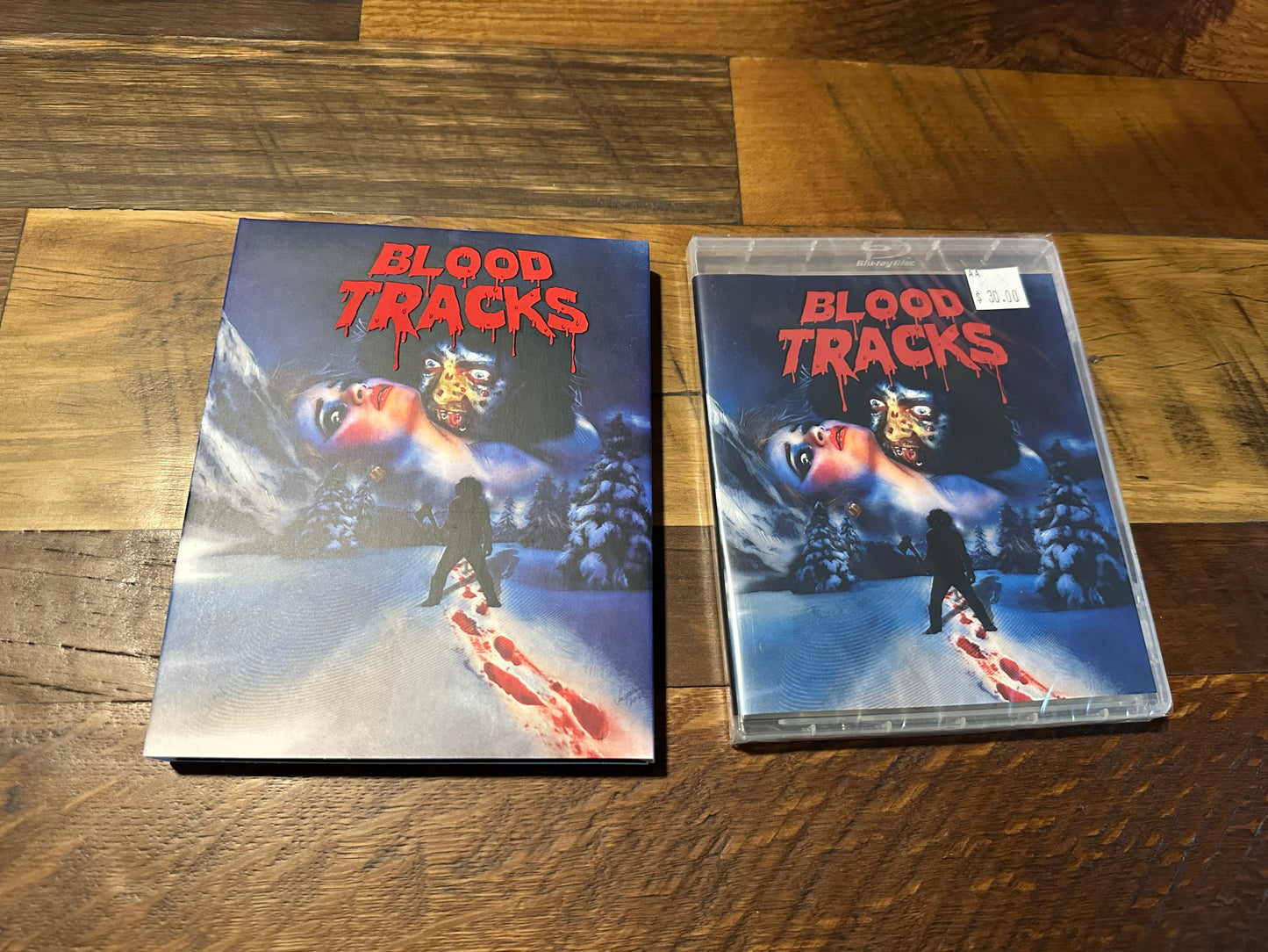 Blood Tracks (Blu ray, Vinegar Syndrome, Slipcover, 80’s Horror Classic, NEW)