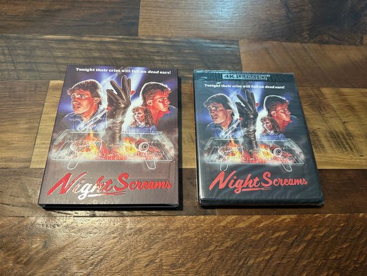Night Screams (4K Ultra HD, Vinegar Syndrome, Slipcover, NEW)
