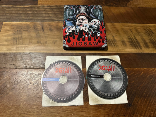 Jigsaw (4K Ultra HD/Blu ray, Lionsgate-Steelbook-2 Disc, No Digital)