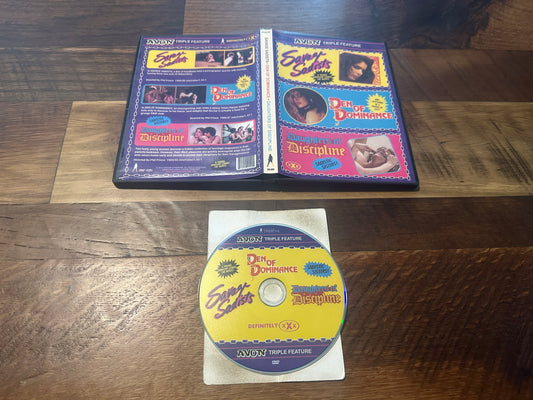 Savage Sadist & Den Of Dominance & Daughters Of Discipline DVD-Vinegar Syndrome-