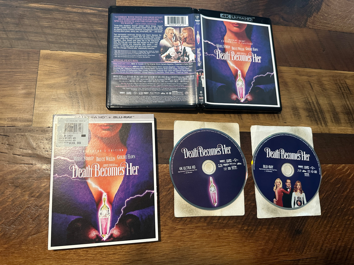 Death Becomes Her (4K Ultra HD/Blu ray, Scream Factory, Slipcover)