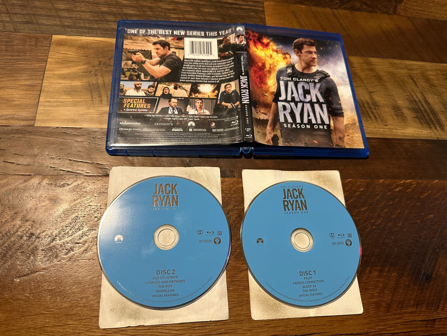 Tom Clancy’s Jack Ryan Season One Blu ray-Paramount-Widescreen-