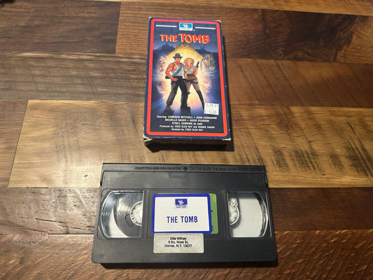 The Tomb VHS-Interglobal Home Video-Slipcase-80’s Cameron Mitchell-