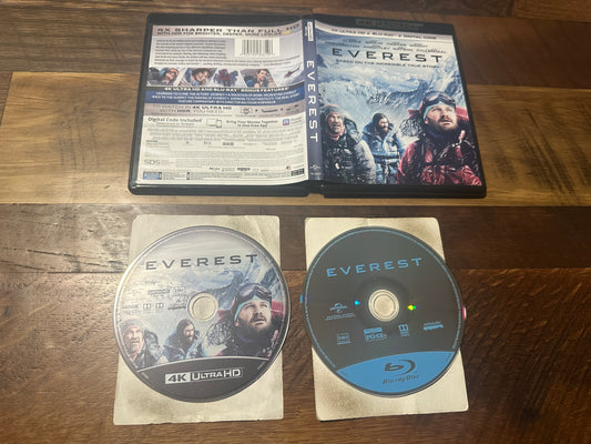 Everest 4K Ultra HD/Blu ray-Universal-True Story-2 Disc-No Digital
