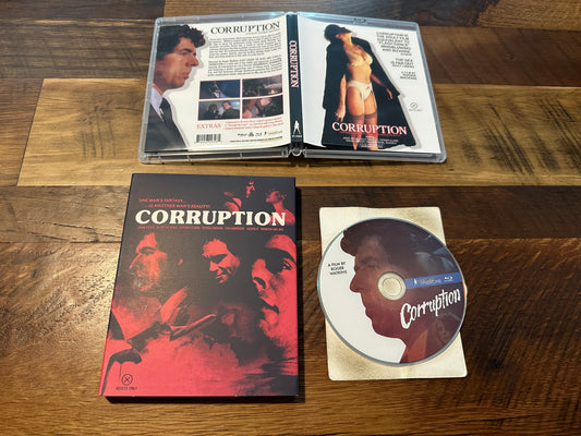 Corruption (Blu ray, Vinegar Syndrome, OOP Slipcover, Roger Watkins Classic)