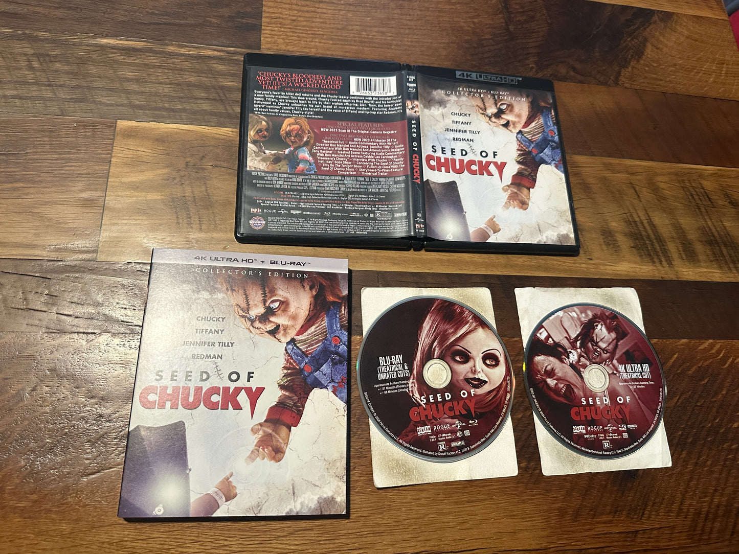 Seed of Chucky (4K Ultra HD/Blu ray, Scream Factory, Collector’s Ed, Slipcover)