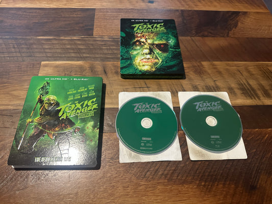 The Toxic Avenger (4K Ultra HD/Blu ray, Cineverse, Steelbook, No Digital)