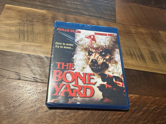The Boneyard Blu ray-Code Red-Phyllis Diller Horror Classic-OOP-NEW