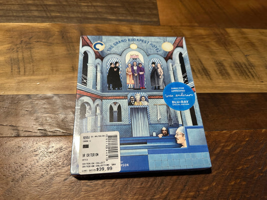 The Grand Budapest Hotel (Blu ray, Criterion Collection, Special Edition, NEW)