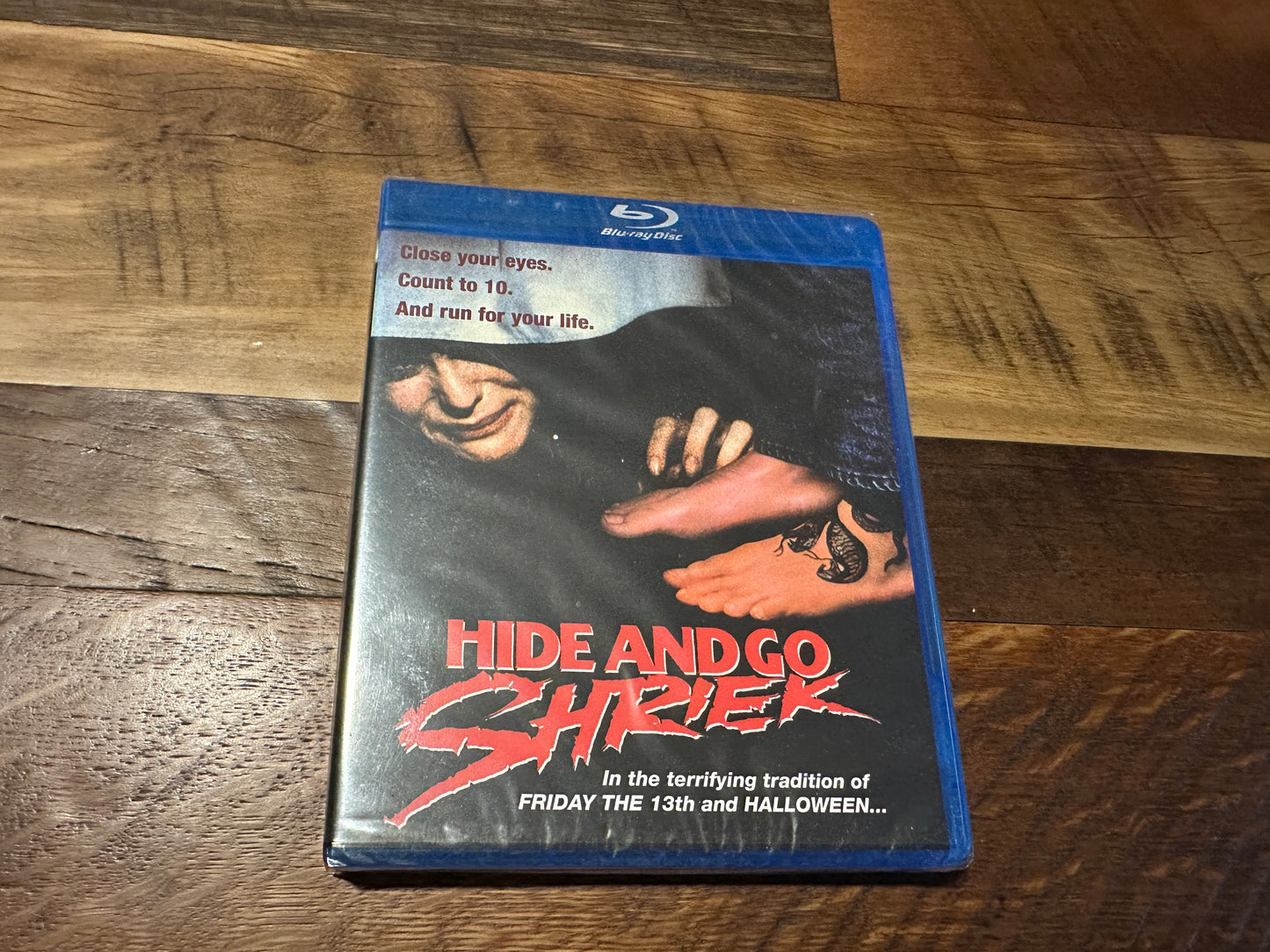 Hide and Go Shriek (Blu ray, Code Red-80’s Horror Classic, NEW/Sealed)