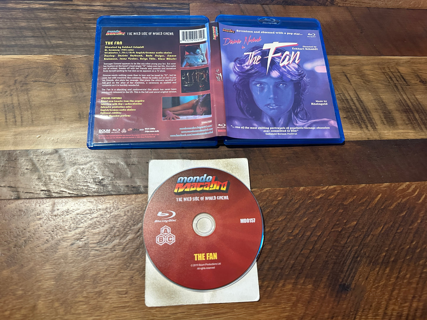 The Fan (Blu ray, Mondo Macabro, 80’s Classic, Widescreen, English Subs)