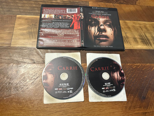 Carrie 2013 4K Ultra HD/Blu ray-Scream Factory-2 Disc-Collector’s Ed-