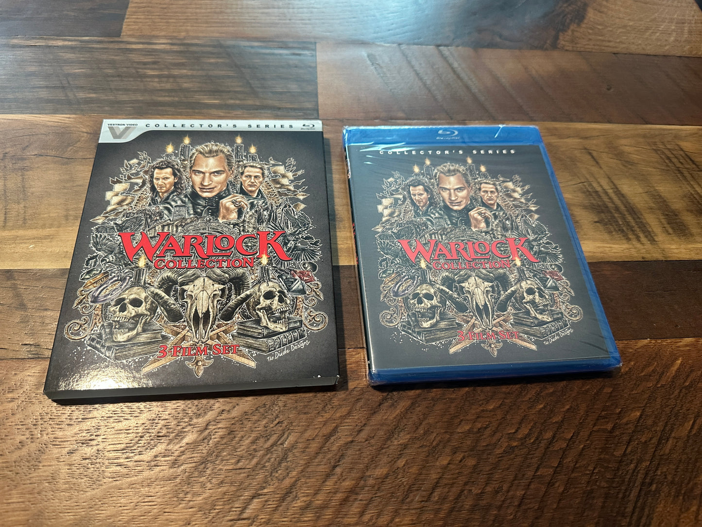 Warlock Collection (Blu ray, Vestron, Slipcover, Collectors Series, NEW)