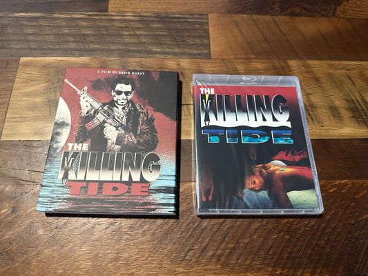 The Killing Tide Blu ray-Vinegar Syndrome Partner Label-Slipcover-NEW