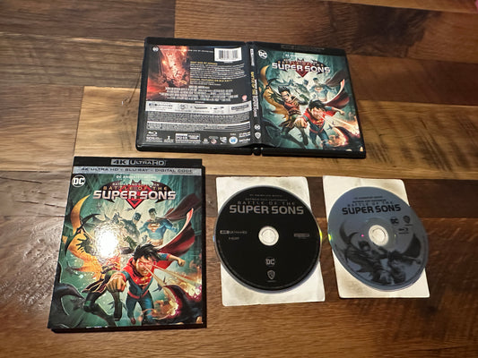 Batman and Superman Battle Of the Super Sons (4K Ultra HD/Blu ray, Slip, No Dig)