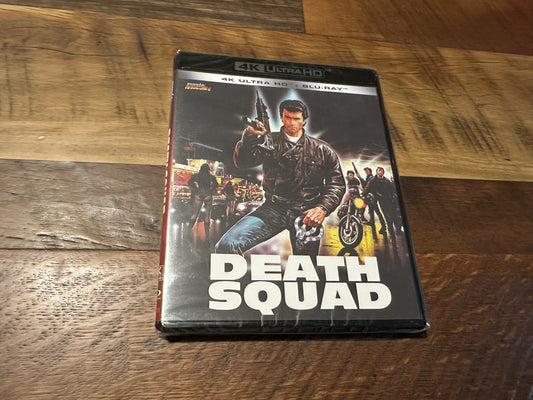 Death Squad 4K Ultra HD/Blu ray-Mondo Macabro-Limited Ed*700 Made-NEW