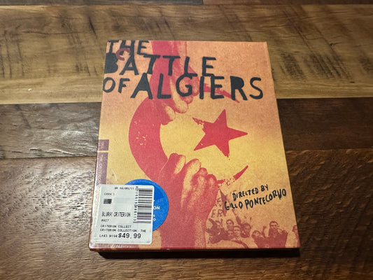 The Battle Of Algiers (Blu ray, Criterion Collection, Special Edition, NEW)