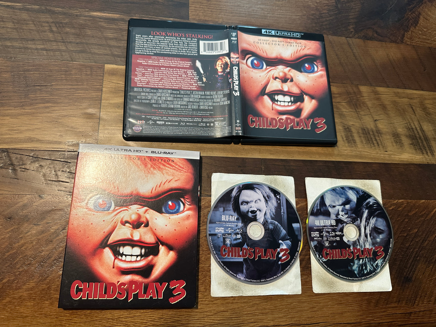 Child’s Play 3 (4k Ultra HD/Blu ray, Scream Factory, Slipcover, Collector’s Ed)