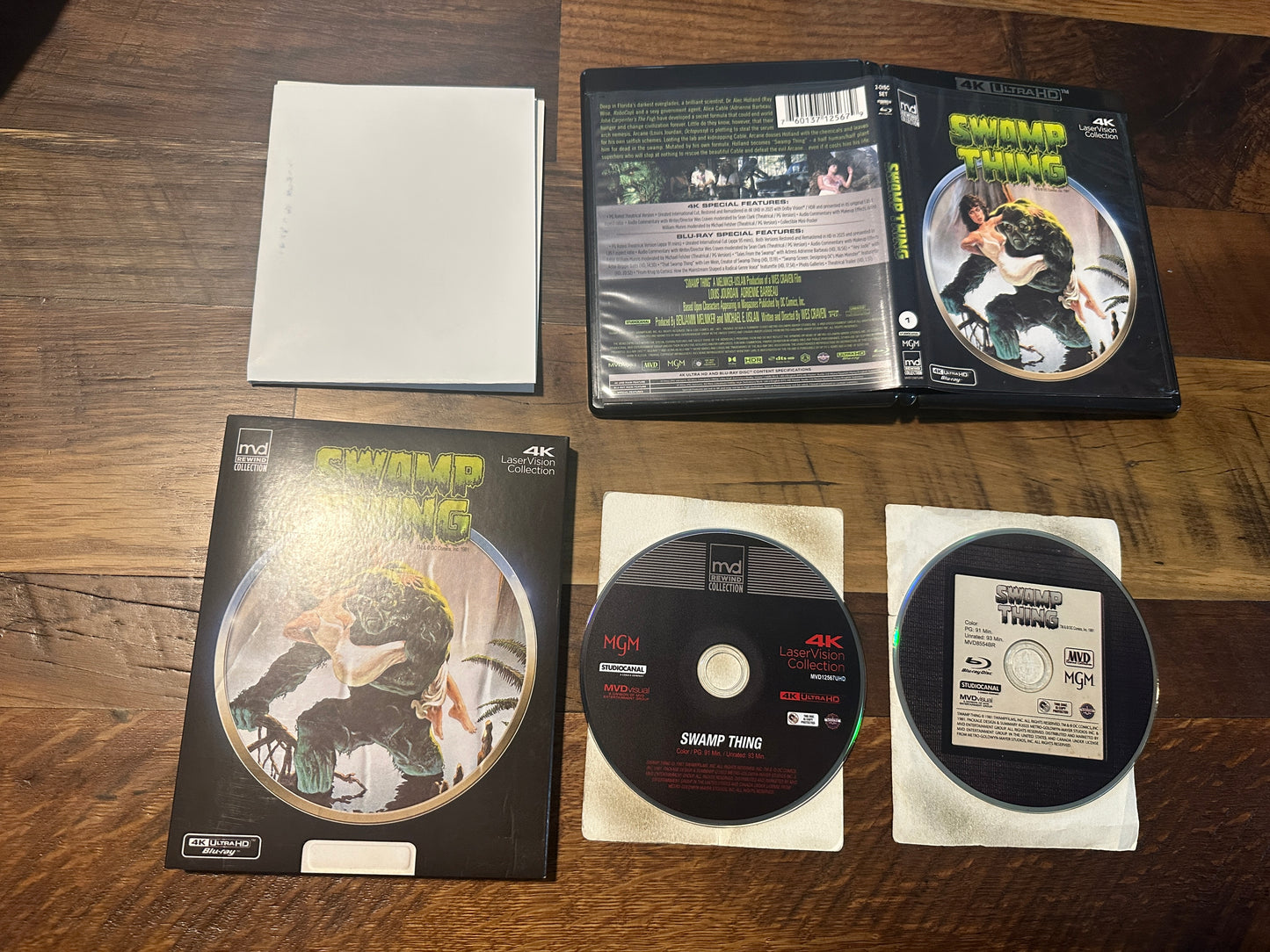 Swamp Thing (4K Ultra HD, Slipcover, MVD Rewind Collection, 80’s Classic)
