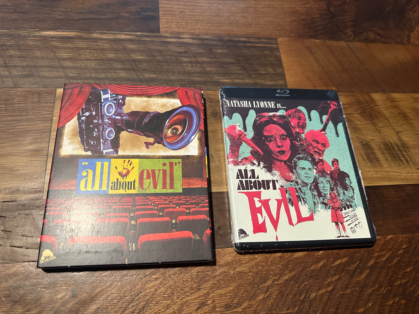 All About Evil Blu ray/CD-Severin Films-Slipcover-2 Disc-Booklet-NEW