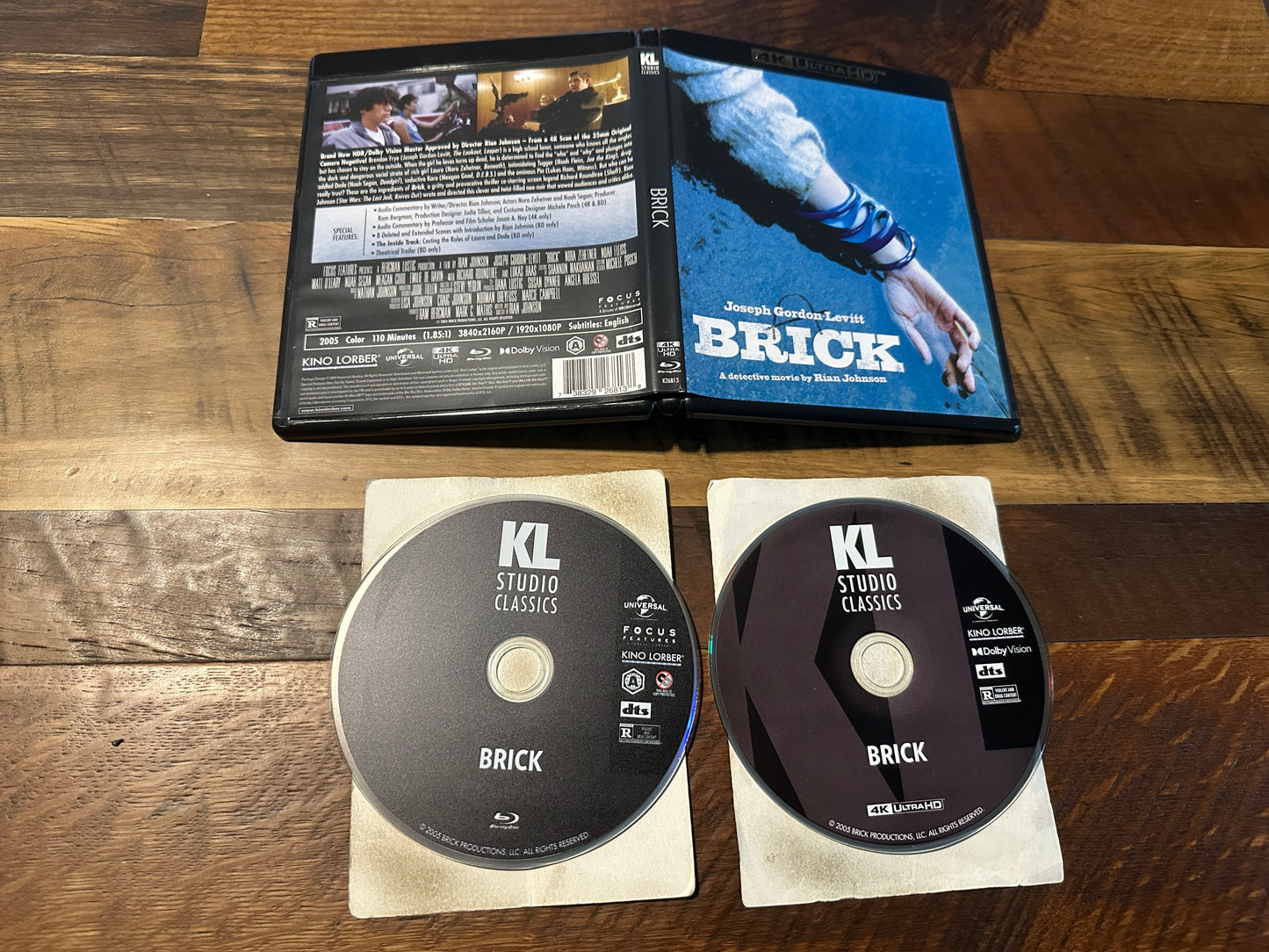 Brick (4K Ultra HD/Blu ray, Kino Lorber, 2005 Classic, Widescreen)