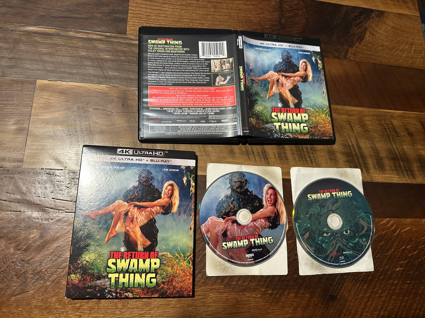 The Return of Swamp Thing (4K Ultra HD/Blu ray, MVD Rewind, Slipcover)