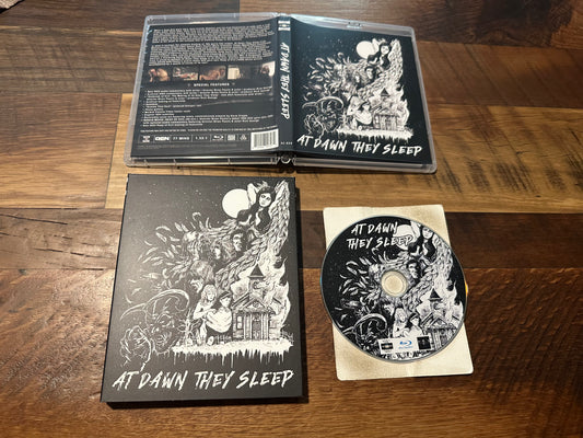 At Dawn They Sleep Blu ray*Vinegar Syndrome Partner Label*Slipcover*