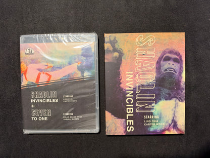 Shaolin Invincibles  & Seven to One (Blu-ray, Vinegar Syndrome Partner, Slip,NEW