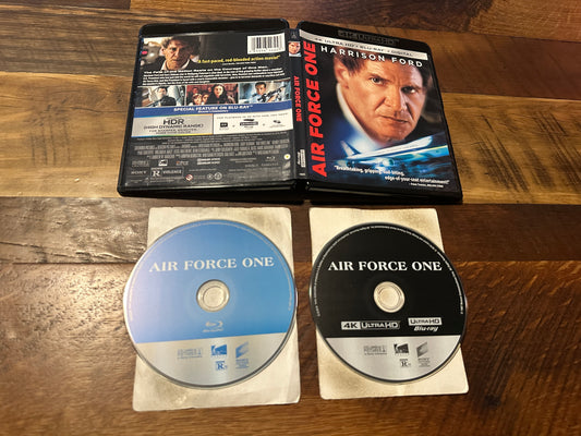 Air Force One (4K Ultra HD/Blu ray, Sony, Harrison Ford Classic, No Digital)