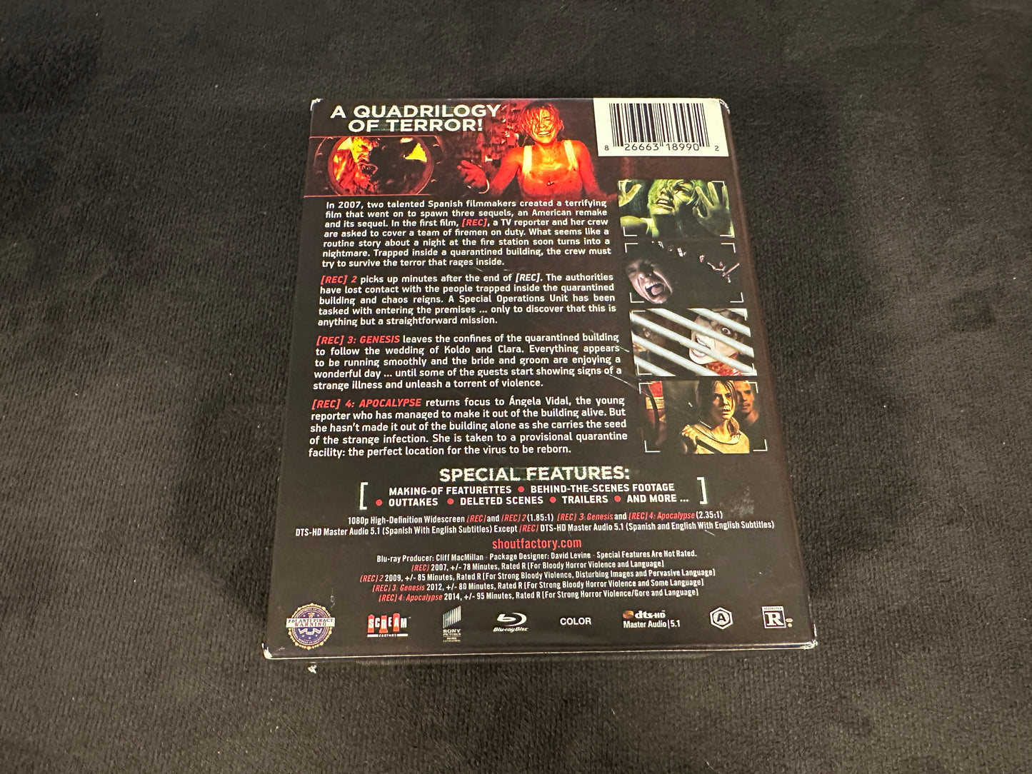Idle Hands (Blu ray, Scream Factory, Collector’s Ed, Slipcover, NEW)