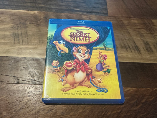 The Secret of Nimh Blu ray-MGM-80’s Cartoon Classic-NEW/Sealed