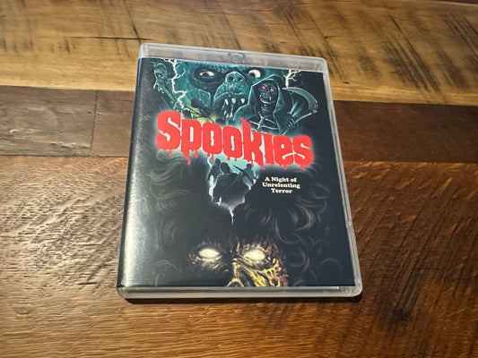 Spookies (Blu ray, Vinegar Syndrome, 2 Disc, 80’s Horror, Widescreen)