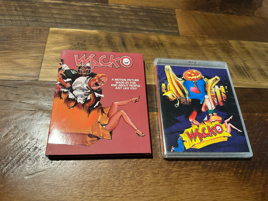 Wacko (Blu ray/DVD, Vinegar Syndrome, OOP Slipcover, 80’s Classic, NEW)