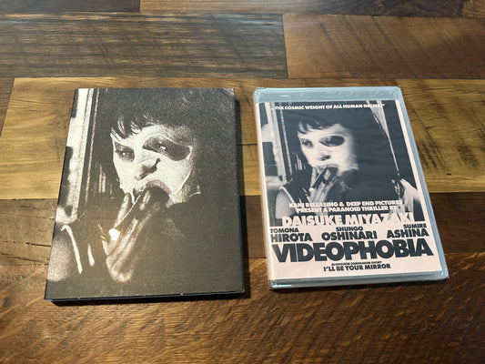 Videophobia Blu ray-Vinegar Syndrome Partner Label-Slipcover-NEW/Sealed