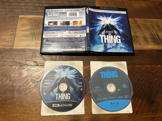 The Thing 4K Ultra HD/Blu ray-Universal-2 Disc-80’s Horror-No Digital