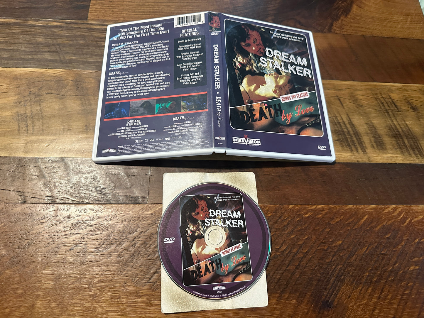 Dream Stalker & Death By Love (DVD, Intervision, 90’s Classic Horror)