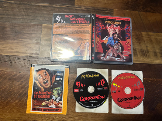 Corruption Blu ray/DVD-GrindHouse Releasing-2 Disc-Booklet-