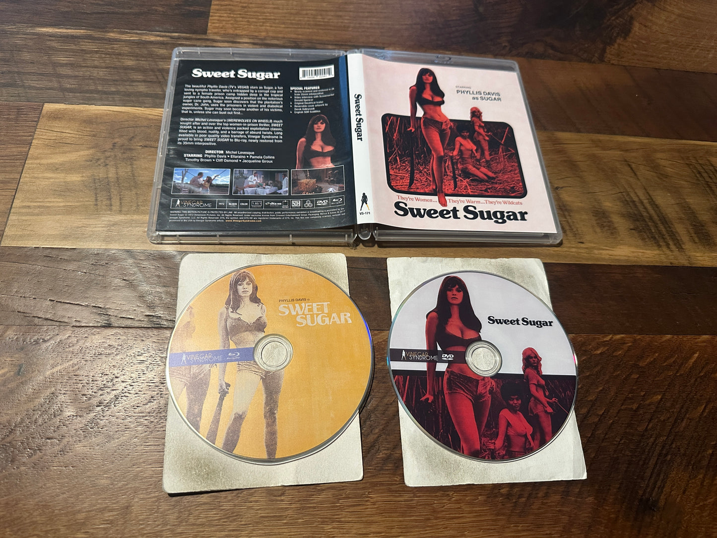 Sweet Sugar Blu ray/DVD-Vinegar Syndrome-70’s Classic-2 Disc-Widescreen