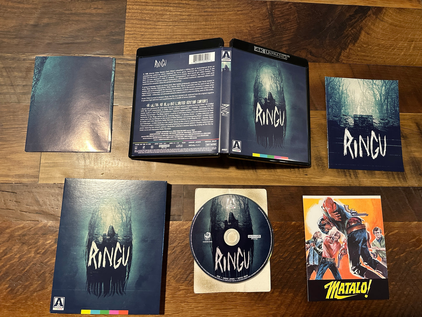 Ringu (4K Ultra HD, Arrow Bideo Limited Ed, Slipcover, Booklet & Poster)