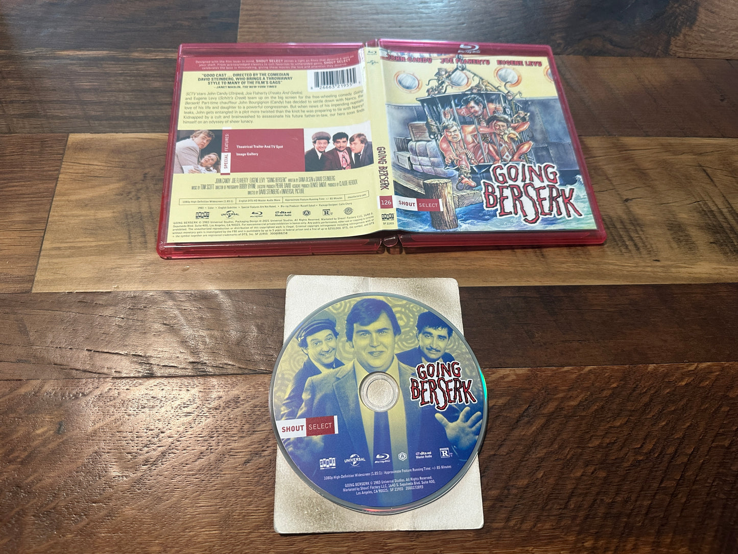 Going Berserk (Blu ray, Shout Factory, John Candy 80’s Classic)
