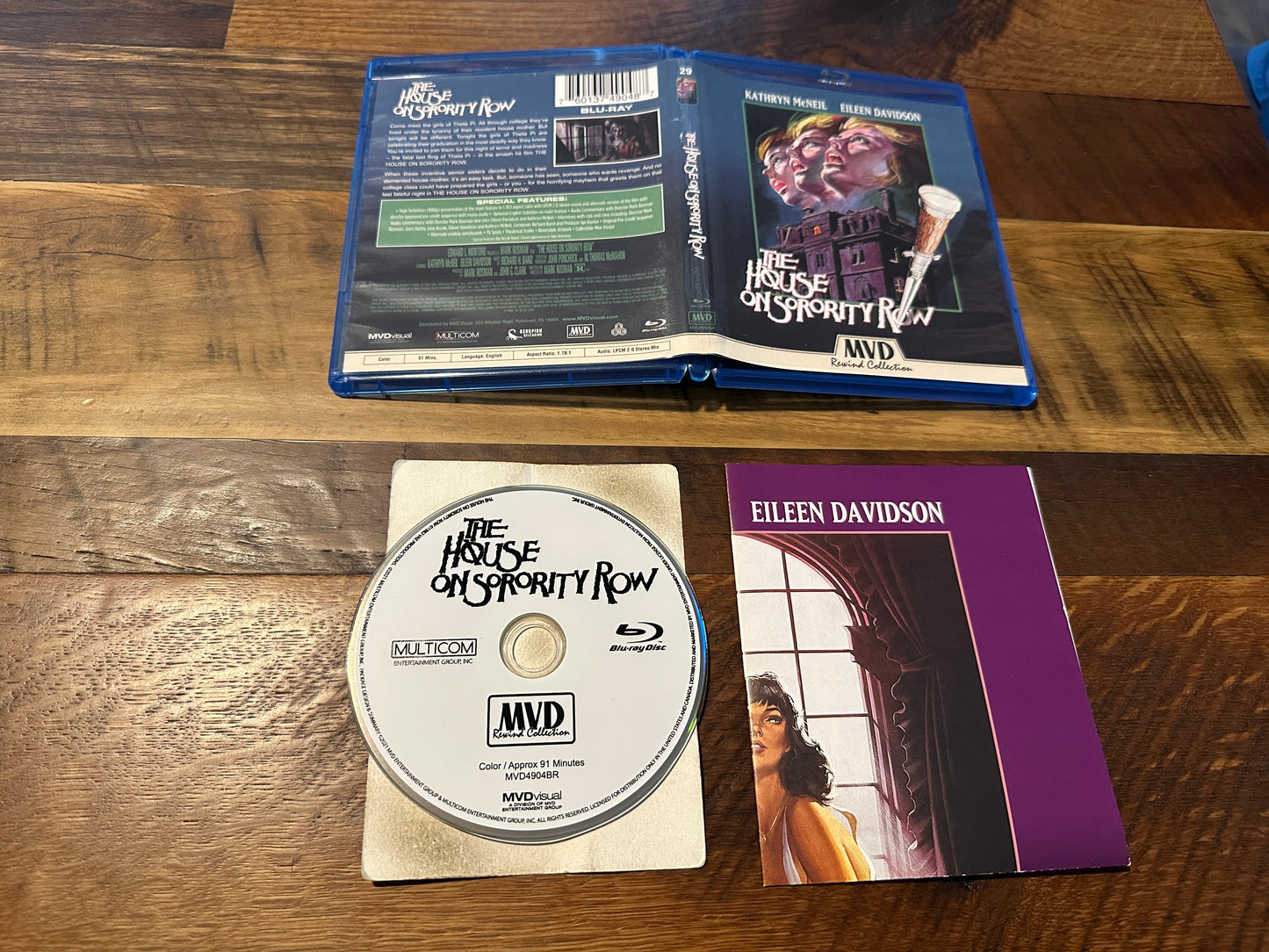 The House On Sorority Row (Blu ray, MVD Rewind, Poster, 80’s Horror)