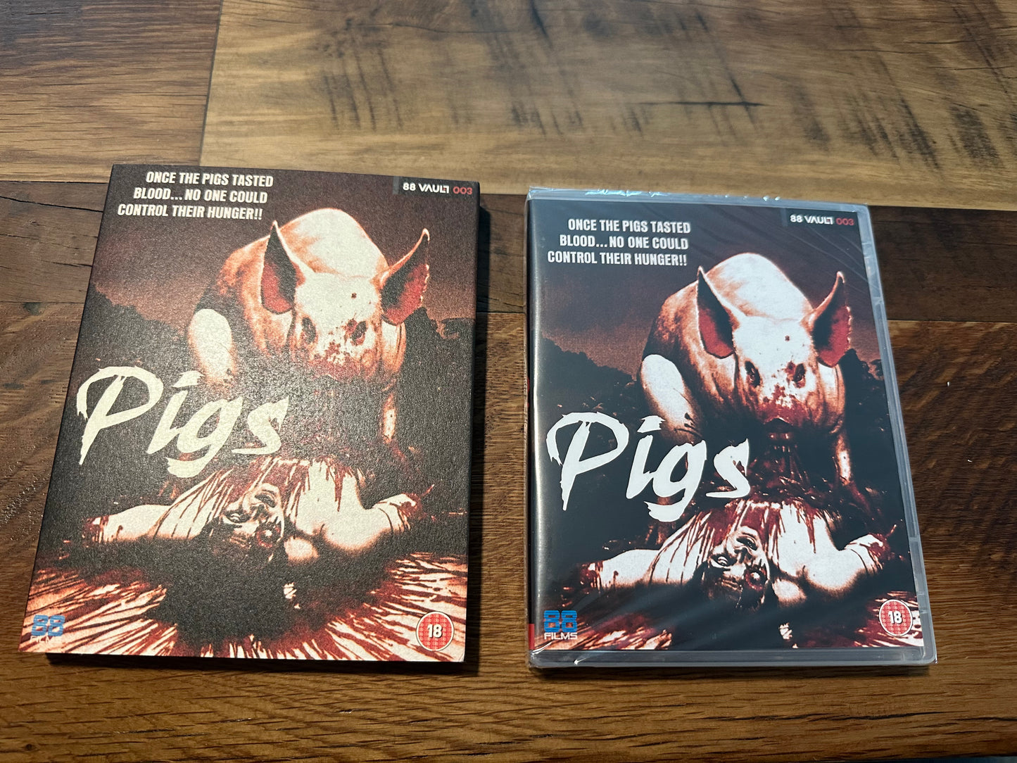 Pigs Blu ray*88 Films*Region B*Limited Edition-Slipcover-NEW
