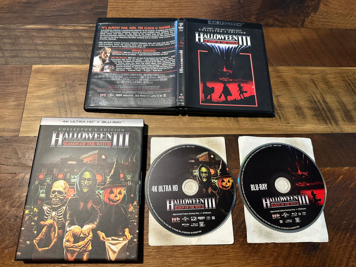 Halloween III (4K Ultra HD/Blu ray, Scream Factory, Hard Slipcover, 2 Disc)