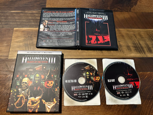 Halloween III (4K Ultra HD/Blu ray, Scream Factory, Hard Slipcover, 2 Disc)